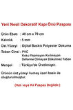 Sevimli Köpek Baskılı Kauçuk Çocuk Odası Paspası