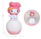 Sanrio my melody figür ay gece lambası başucu mini pilli ay lamba masaüstü figür hediyelik