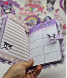 Sanrio Kawaii Kromi Lüx Yumuşak Kapaklı Defter Ajanda Günlük Notebook Hediyelik