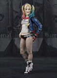 Harley Quinn anime action figür 3 kafalı 13 cm sevimli kaliteli hediyelik figür