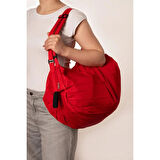 Kırmızı Katlanabilir Seyahat Çantası