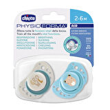 Chicco PhysioForma Air 2'li Silikon Emzik 2-6 Ay Erkek