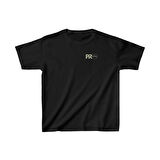 Unisex Çocuk Baskılı T-Shirt - Siyah