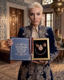 Seyhan Soylu Shop - Özel Tasarım Kitap Kutulu Kadın Bakır Takı Seti Ve Tesbih Kombini - Kolye Küpe Bileklik Yüzük 5 Parça Otantik Şık Hediyelik - Doğum Günü Yıl Dönümü Anneler Günü