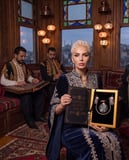 Seyhan Soylu Shop - Özel Tasarım Kitap Kutulu Kadın Bakır Takı Seti Ve Tesbih Kombini - Kolye Küpe Bileklik Yüzük 5 Parça Otantik Şık Hediyelik - Doğum Günü Yıl Dönümü Anneler Günü