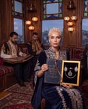 Seyhan Soylu Shop - Özel Tasarım Kitap Kutulu Kadın Bakır Takı Seti Ve Tesbih Kombini - Kolye Küpe Bileklik Yüzük 5 Parça Otantik Şık Hediyelik - Doğum Günü Yıl Dönümü Anneler Günü