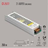 CATA 21 Amper Şerit Led Trafosu 250W CT-2577