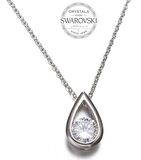 Monemel Swarovski Taşlı Kolye (Altın Kaplama)