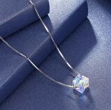 Monemel Swarovski Taşlı Kolye (Altın Kaplama)