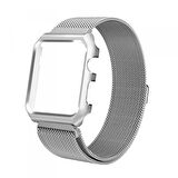 Ally Apple Uyumlu Watch 6-5-4 44mm Watch Ultra 49mm Metal Kayış Milano Loop+metal Kılıf