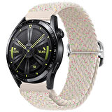 ALLY 20MM Gear S2 R600 Watch S4 42mm Huawei Watch Gt 20MM Japon Tokalı Elastik Kay?