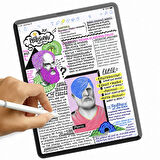 İPad Pro 12.9 İnch 2021-2020-2018 Paper Like Film Darbe Emici Pet Ekran Koruyucu-(