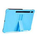 ALLY Galaxy Tab S8 Plus S7 Plus S7 FE T970 T975 Kılıf 12.4 inç Standlı Silikon K