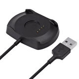 Xiaomi Uyumlu Huami Amazfit 22S Stratos A1609 Akıllı Saat İçin Şarj Kablosu-(5775)