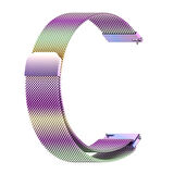 20mm Samsung Uyumlu Watch Huawei Watch Kayış Kordon Metal Milano Loop-(5775)