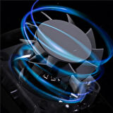 FL-A2 Hava Soğutmalı Cep Telefon Soğutma Fanı Radyatör Soğutucu-(5775)