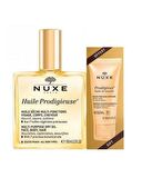 Nuxe Huile Prodigieuse Çok Amaçlı Kuru Yağ 100 ml + Duş Jeli 30 ml