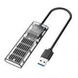 ALLY M.2 Sata USB 3.0 Gen1 SSD Harddisk Kutusu M.2 NGFF- JMS578 Kapaklı-(5775)
