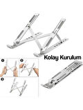 Concord N3 Alüminyum Ayarlı Laptop Macbook Notebook Yükseltici Tutucu Stand 
