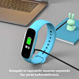 Xiaomi Uyumlu Mi Band 7- 6 Mİ Band 5 USB Şarj Kablosu 50CM-(5775)