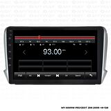 Araç Multimedya Peugeot 208 Android 12 Carplay 4Gb Ram + 64Gb Hdd Navigasyon Ekran MYW