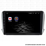 Araç Multimedya Peugeot 208 Android 12 Carplay 4Gb Ram + 64Gb Hdd Navigasyon Ekran MYW