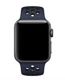 Ally Apple Watch 7-8 41mm 6-5-4 40mm Nike Kordon Kayış 3-2-1 38mm-(5775)