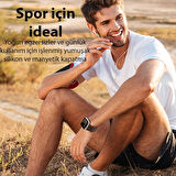 Dux Ducis Apple Watch 42/44/45MM için Manyetik Armor Silikon Kordon Kayış-(5775)