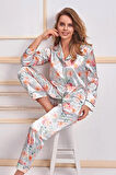 5654 Saten Pijama Takımı