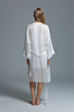 Audrey Gelin Gecelik Set Beyaz 1249