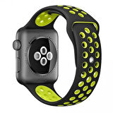 Ally Apple Watch 7-8 45mm 6-5-4 44mm Kayış Kordon Nike Style Soft Silikon 3-2-1 42