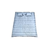 NEO -23 350 GR ELYAF+200 GR PELUŞ POLARLI YASTIKLI ÇİFT KİŞİLİK UYKU TULUMU GRİ