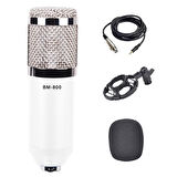 BM800 Condenser Stüdyo Profesyonel Kayıt ve Yayın Mikrofonu Studio-(5775)