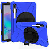Ally Sm Galaxy Tab S6 10.5 T860 Shockproof 3 Katmanlı Standlı Zırh Kılıf Kalem 