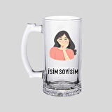 KİŞİYE ÖZEL BİRA BARDAĞI N6