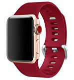 Ally Apple Uyumlu Watch 7-8 41mm 6-5-4 40mm Sport Soft Silikon Kayış Watchbelt 3-2-1 38mm