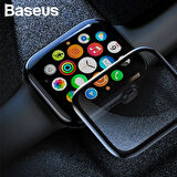 Baseus Apple Uyumlu Watch 42mm 3D Kavisli Tempered Kırılmaz Cam Koruyucu-(5775)
