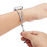 Ally Apple Uyumlu Watch Ultra 49mm 7-8 45mm 6-5-4 44mm Diamond İşlemeli kadın Kordon Kay?