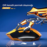 İNPHİC A9 2.4G Kablosuz Ve Bluetooth 5.0/4.0 Mouse Fare Şarj Edilebilir-(5775)