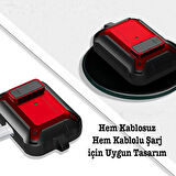 ALLY Shockproof Darbe Emici AirPods Pro Kulaklık Kılıfı-(5775)