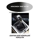 RENAULT MODUS uyumlu araba,oto,araç vites körüğü siyah dikiş