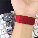 Ally Apple Watch 7-8 45mm 6-5-4 44mm Kayış Kordon Metal Milano Loop 3-2-1 42mm-(57