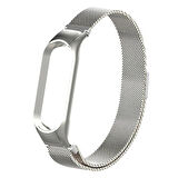 Xiaomi Uyumlu Mi Band 5 Metal Kayış Kordon Milano Loop-(5775)