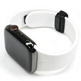 Ally Apple Uyumlu Watch 7-8 41mm 6-5-4 40mm Manyetik Uçlu Silikon Kayış Kordon 3-2-1 38m