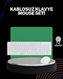 2.4 Ghz Wireless Kablosuz Klavye Mouse Seti Tv Pc Uyumlu
