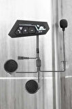 İnterkom Intercom Kask Kulaklık Bt22 Bluetooth Motosiklet Kulaklık 5.0 Bluetooth