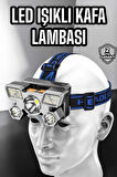Kafa Lambası Hafif ve Esnek Çift Anahtarlı Far Led Işık