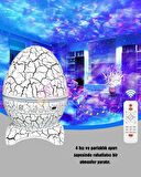 Dinozor Yumurta Gece Lambası Projektör – 14 Renk Seçeneği