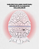 Dinozor Yumurtası Galaksi Projektör Gece Lambası 4'ü 1 Arada – Bluetooth Hopar