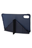 Huawei Honor Pad X9 11.5 Kılıf Kalemlikli Mars Tablet Kılıfı - Lacivert-(5796)